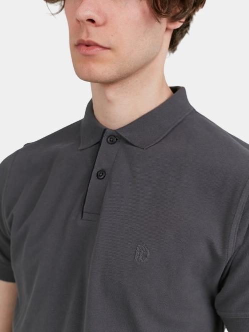 Fundango Insignia Poloshirt férfi galléros póló szürke színben 5