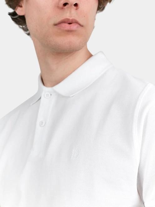 Fundango Insignia Poloshirt férfi galléros póló fehér színben 5
