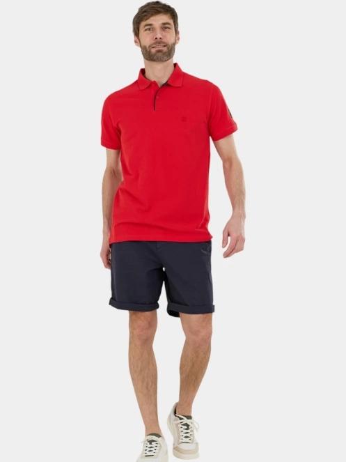 Fundango Insignia Poloshirt férfi galléros póló piros színben 4