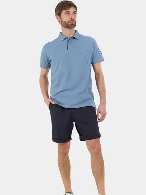 Fundango Insignia Poloshirt férfi galléros póló világoskék színben 5