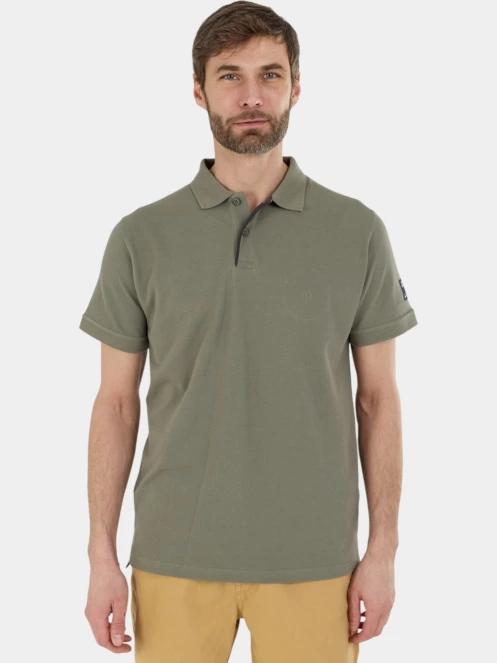 Fundango Insignia Poloshirt férfi galléros póló zöld színben 2