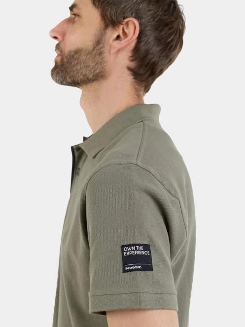 Fundango Insignia Poloshirt férfi galléros póló zöld színben 5