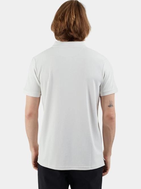Fundango Zeno Tech Poloshirt férfi rövid ujjú sport póló fehér színben 3