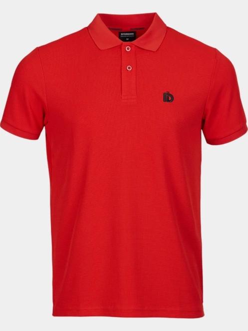 Fundango Zeno Tech Poloshirt férfi rövid ujjú sport póló piros színben 8