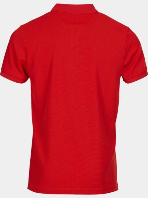 Fundango Zeno Tech Poloshirt férfi rövid ujjú sport póló piros színben 9