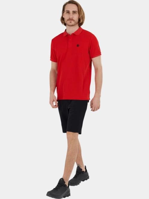 Fundango Zeno Tech Poloshirt férfi rövid ujjú sport póló piros színben 4