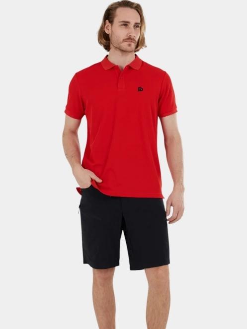 Fundango Zeno Tech Poloshirt férfi rövid ujjú sport póló piros színben 5