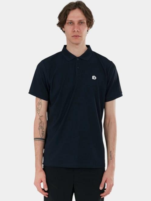 Fundango Zeno Tech Poloshirt férfi rövid ujjú sport póló sötétkék színben 2