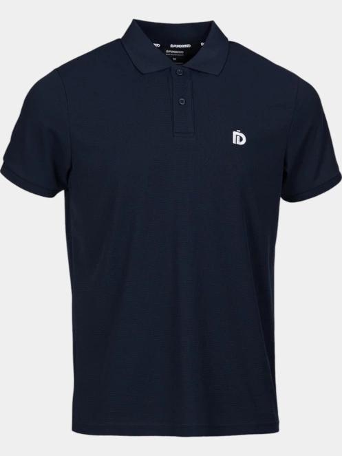 Fundango Zeno Tech Poloshirt férfi rövid ujjú sport póló sötétkék színben 7