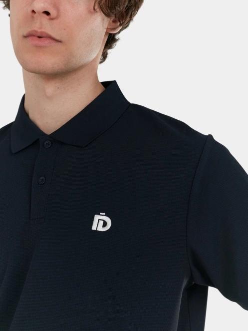 Fundango Zeno Tech Poloshirt férfi rövid ujjú sport póló sötétkék színben 5