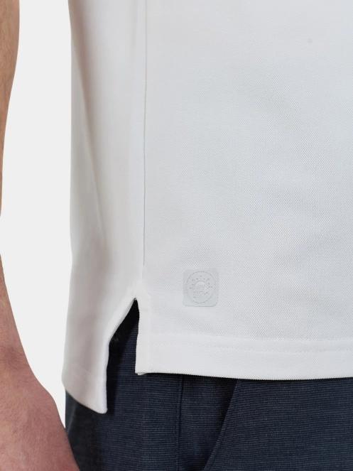 Fundango Zeno II Tech Poloshirt férfi galléros sport póló fehér színben 6