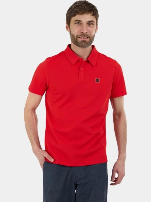Fundango Zeno II Tech Poloshirt férfi galléros sport póló piros színben 2