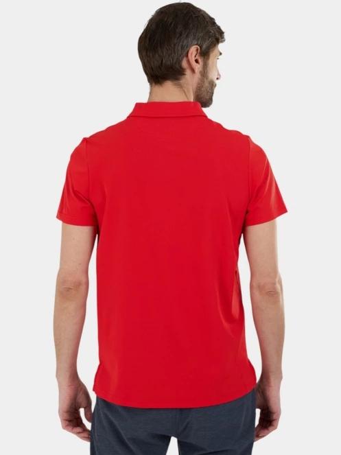 Fundango Zeno II Tech Poloshirt férfi galléros sport póló piros színben 3