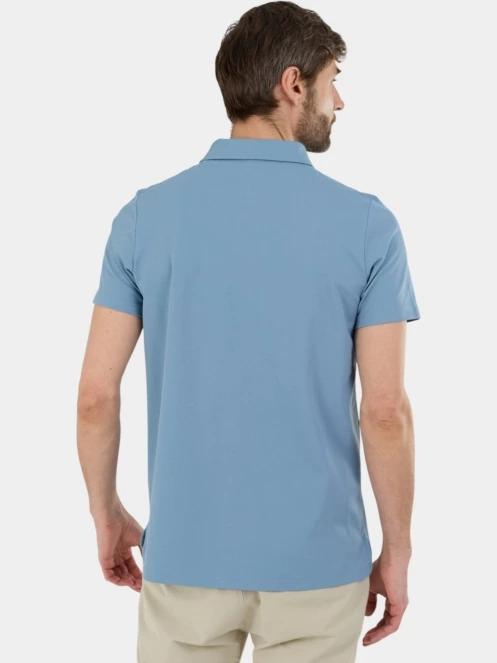 Fundango Zeno II Tech Poloshirt férfi galléros sport póló kék színben 3