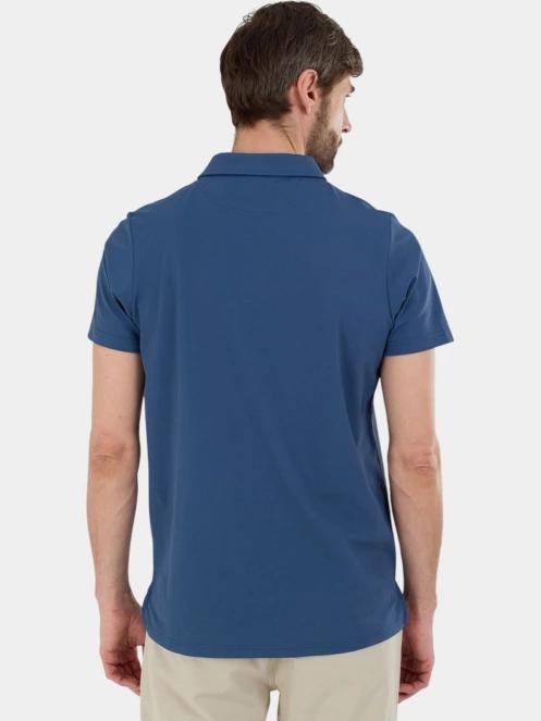 Fundango Zeno II Tech Poloshirt férfi galléros sport póló sötétkék színben 3