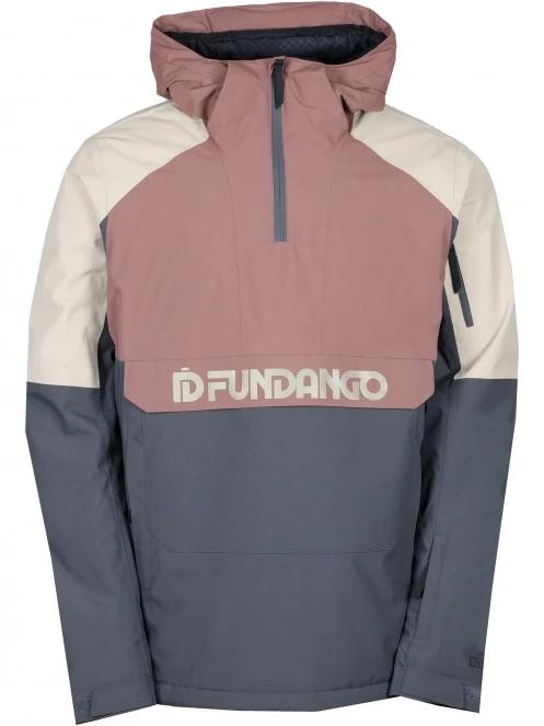 Fundango Burnaby Logo Anorak férfi síkabát lila színben 9