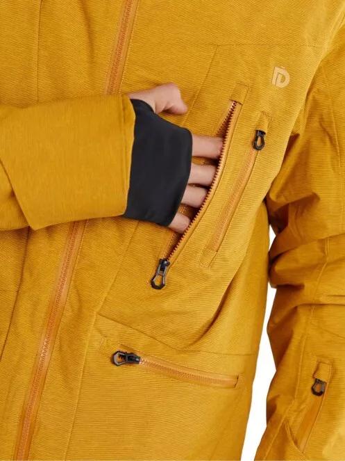 Fundango Decatur Jacket férfi síkabát sárga színben 6