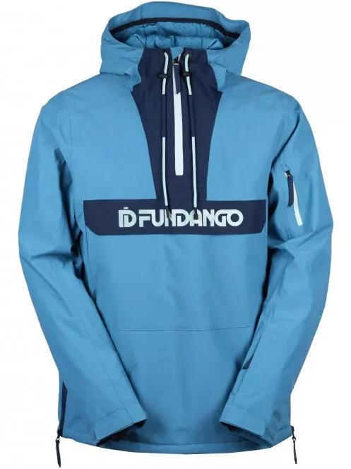 Fundango Burnaby Logo Anorak férfi síkabát világoskék színben 6