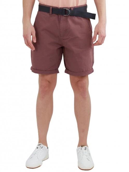 Fundango North Shore Chino Shorts férfi rövidnadrág piros színben 2