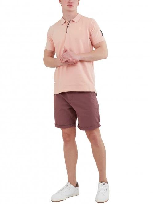 Fundango North Shore Chino Shorts férfi rövidnadrág piros színben 4