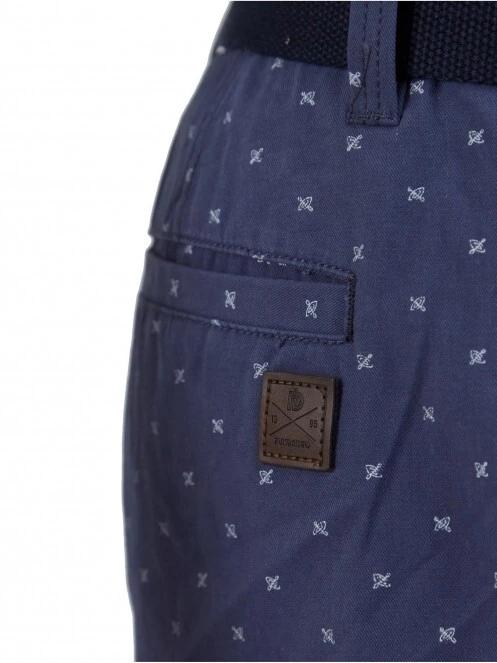 Fundango North Shore Chino Shorts férfi rövidnadrág sötétkék színben 5
