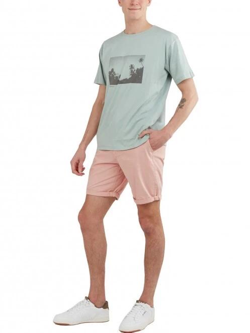 Fundango North Shore Chino Shorts férfi rövidnadrág rózsaszín színben 4