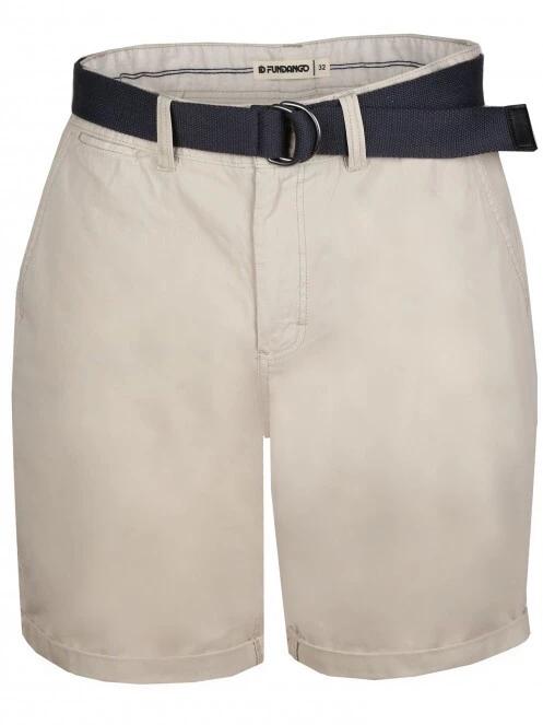Fundango North Shore Chino Shorts férfi rövidnadrág homok színben 7