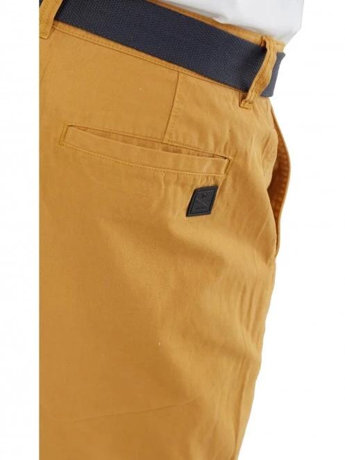Fundango North Shore Chino Shorts férfi rövidnadrág sárga színben 6