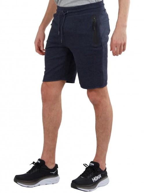 Fundango Woody Sweatshort férfi rövidnadrág sötétkék színben 2