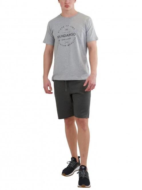 Fundango Woody Sweatshort férfi rövidnadrág oliva színben 4