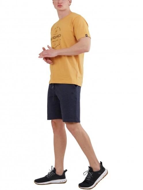 Fundango Delon Sweatshort férfi rövidnadrág kék színben 4