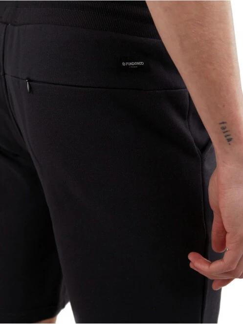 Fundango Delon Sweatshort férfi rövidnadrág fekete színben 6