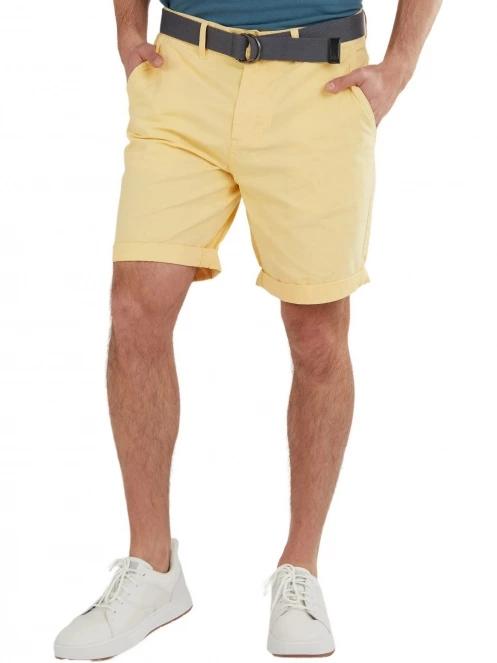 Fundango North Shore Chino Shorts férfi rövidnadrág sárga színben 2