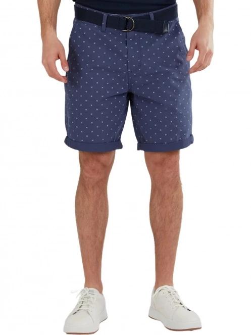 Fundango North Shore Chino Shorts férfi rövidnadrág kék színben 2