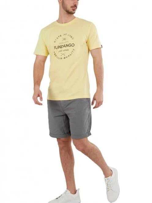 Fundango North Shore Chino Shorts férfi rövidnadrág oliva színben 4