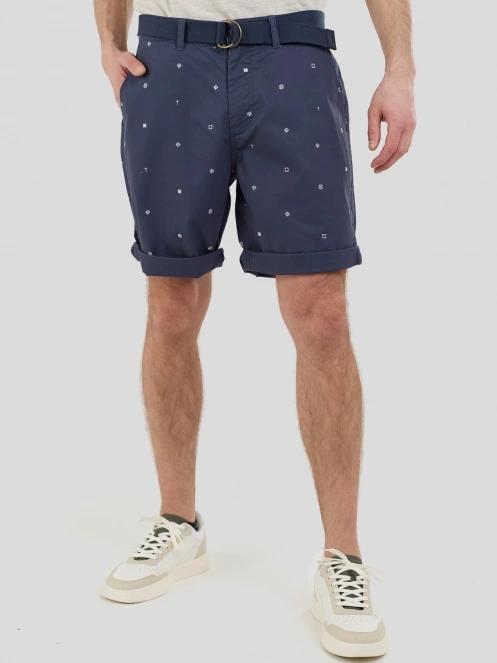 Fundango North Shore Chino Shorts férfi rövidnadrág sötétkék színben 2