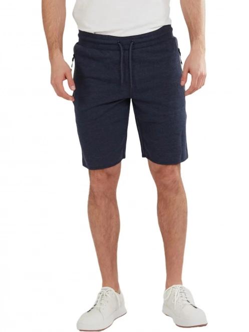 Fundango Woody Sweatshort férfi tréning rövidnadrág sötétkék színben 2