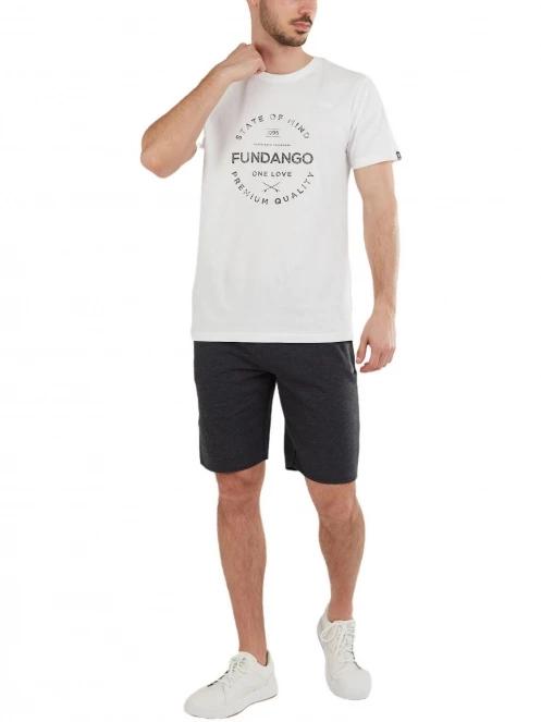 Fundango Woody Sweatshort férfi tréning rövidnadrág fekete színben 4