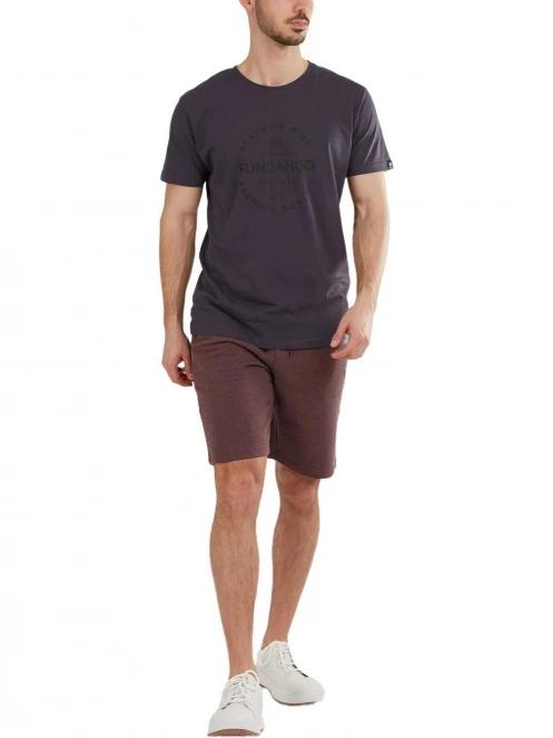 Fundango Delon Sweatshort férfi tréning rövidnadrág lila színben 4