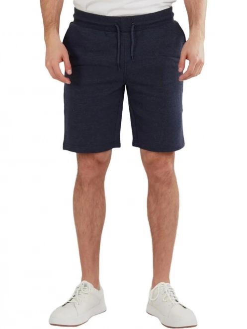 Fundango Delon Sweatshort férfi tréning rövidnadrág sötétkék színben 2