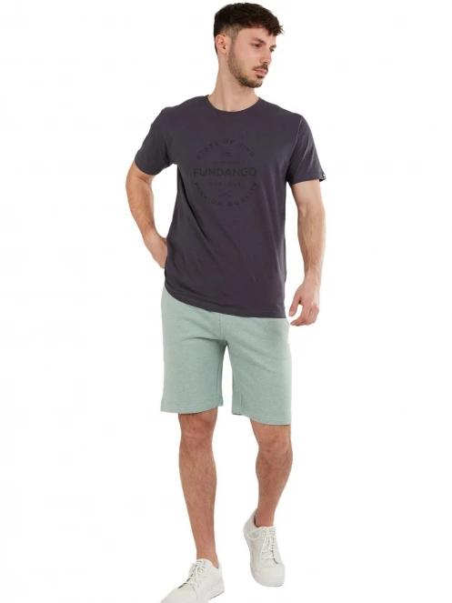 Fundango Delon Sweatshort férfi tréning rövidnadrág világoskék színben 4