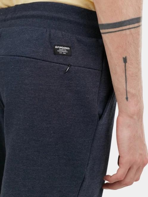 Fundango Delon Sweatshorts férfi tréning rövidnadrág sötétkék színben 7