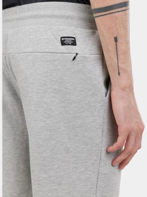 Fundango Delon Sweatshorts férfi tréning rövidnadrág szürke színben 6