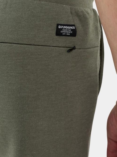 Fundango Delon Sweatshorts férfi tréning rövidnadrág zöld színben 4