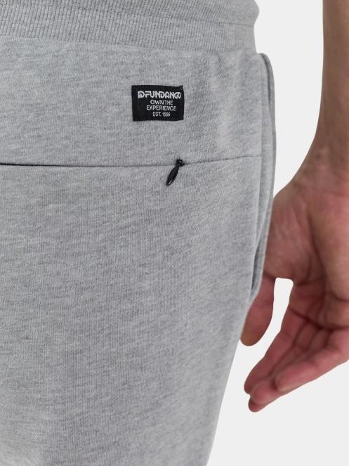 Fundango Delon Sweatshorts férfi tréning rövidnadrág szürke színben 8