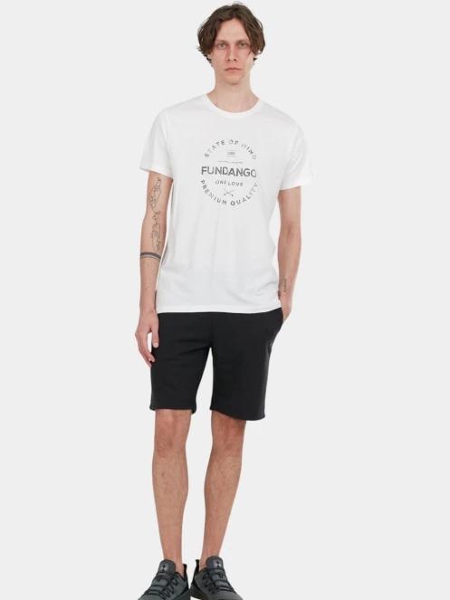 Fundango Delon Sweatshorts férfi tréning rövidnadrág fekete színben 4