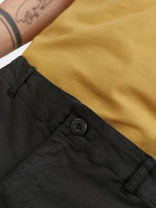Fundango Zack Cargo Shorts férfi oldalzsebes rövidnadrág szürke színben 7