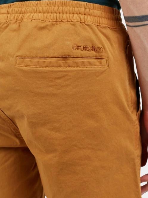 Fundango Mason Chino Shorts férfi rövidnadrág sárga színben 6