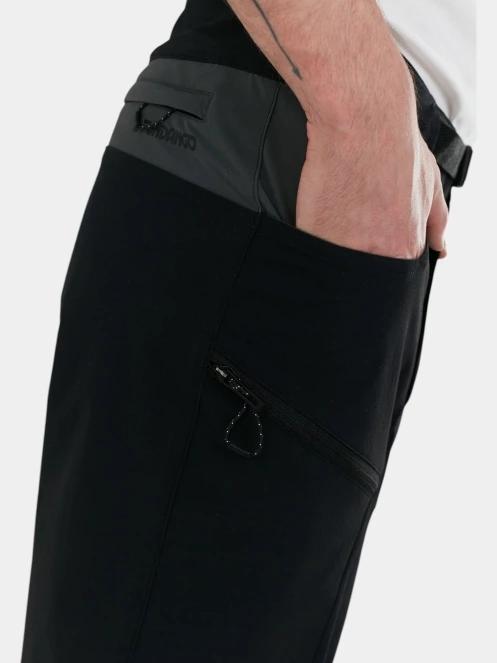 Fundango Roger Trekking Shorts férfi túra rövidnadrág fekete színben 7