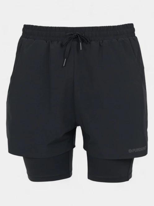 Fundango Corris Running Shorts férfi sport rövidnadrág fekete színben 10